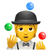 Emoji 🤹 Persona Che Fa Giocoleria su Apple iOS 14.2.