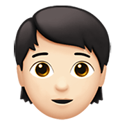 Emoji 🧑🏻 Persona: Carnagione Chiara su Apple iOS 14.2.