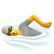 🏊 Emoji Persona Nadando en Apple iOS 14.2.