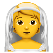 👰 Emoji Person mit Schleier Apple iOS 14.2.