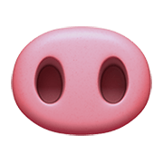 🐽 Emoji Nariz De Cerdo en Apple iOS 14.2.