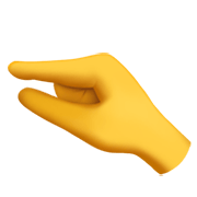 🤏 Emoji Mão Beliscando na Apple iOS 14.2.