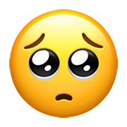 Emoji 🥺 Faccina Sull’orlo Delle Lacrime su Apple iOS 14.2.