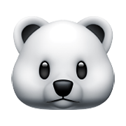 🐻‍❄️ Emoji Oso polar en Apple iOS 14.2.