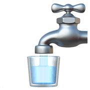 🚰 Emoji água Potável na Apple iOS 14.2.