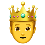 Emoji 🤴 Principe su Apple iOS 14.2.
