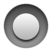 Emoji 🔘 Pulsante Rotondo su Apple iOS 14.2.