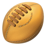 🏉 Emoji Balón De Rugby en Apple iOS 14.2.