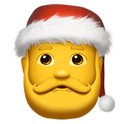 Emoji 🎅 Babbo Natale su Apple iOS 14.2.
