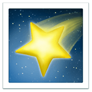 🌠 Emoji Estrella Fugaz en Apple iOS 14.2.