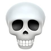 Émoji 💀 Crâne sur Apple iOS 14.2.
