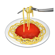 Émoji 🍝 Spaghetti sur Apple iOS 14.2.
