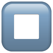 Emoji ⏹️ Pulsante Stop su Apple iOS 14.2.