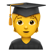 Emoji 🧑‍🎓 Studente su Apple iOS 14.2.