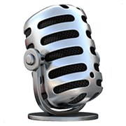 Emoji 🎙️ Microfono Radiofonico su Apple iOS 14.2.