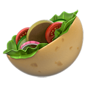 Émoji 🥙 Kebab sur Apple iOS 14.2.