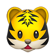 🐯 Emoji Cara De Tigre en Apple iOS 14.2.