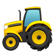 Émoji 🚜 Tracteur sur Apple iOS 14.2.
