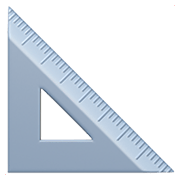 📐 Emoji Régua Triangular na Apple iOS 14.2.