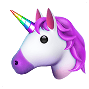Emoji 🦄 Unicorno su Apple iOS 14.2.