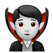 🧛🏻 Emoji Vampiro: Pele Clara na Apple iOS 14.2.