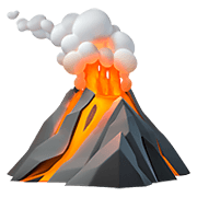 Émoji 🌋 Volcan sur Apple iOS 14.2.