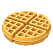 Emoji 🧇 Waffle su Apple iOS 14.2.
