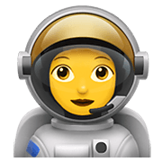 Émoji 👩‍🚀 Astronaute Femme sur Apple iOS 14.2.
