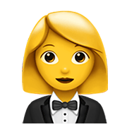 🤵‍♀️ Emoji Mujer en un esmoquin en Apple iOS 14.2.