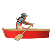 Emoji 🚣🏽‍♀️ Donna In Barca A Remi: Carnagione Olivastra su Apple iOS 14.2.