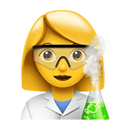 👩‍🔬 Emoji Cientista Mulher na Apple iOS 14.2.