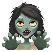 Emoji 🧟‍♀️ Zombie Donna su Apple iOS 14.2.