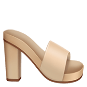 Emoji 👡 Sandalo Da Donna su Apple iOS 14.2.