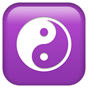 ☯️ Emoji Yin Yang en Apple iOS 14.2.
