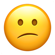 😕 Emoji Rosto Confuso na Apple iOS 14.5.