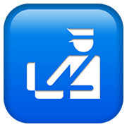 Emoji 🛃 Simbolo Della Dogana su Apple iOS 14.5.