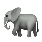 Emoji 🐘 Elefante su Apple iOS 14.5.