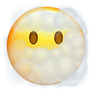 Emoji 😶‍🌫️ Faccia Tra Le Nuvole su Apple iOS 14.5.
