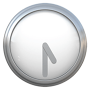 Émoji 🕠 Cinq Heures Et Demie sur Apple iOS 14.5.