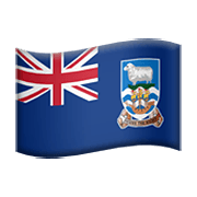 🇫🇰 Emoji Bandera: Islas Malvinas en Apple iOS 14.5.