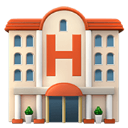 Émoji 🏨 Hôtel sur Apple iOS 14.5.