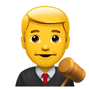 👨‍⚖️ Emoji Juez en Apple iOS 14.5.