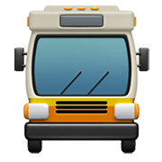 🚍 Emoji Vorderansicht Bus Apple iOS 14.5.