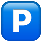 🅿️ Emoji Großbuchstabe P in blauem Quadrat Apple iOS 14.5.