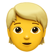 👱 Emoji Persona Adulta Rubia en Apple iOS 14.5.