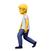 🚶 Emoji Persona Caminando en Apple iOS 14.5.