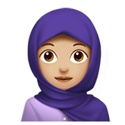 🧕🏼 Emoji Frau mit Kopftuch: mittelhelle Hautfarbe Apple iOS 14.5.