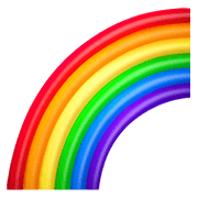 Emoji 🌈 Arcobaleno su Apple iOS 14.5.