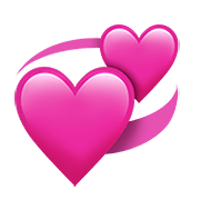 💞 Emoji kreisende Herzen Apple iOS 14.5.