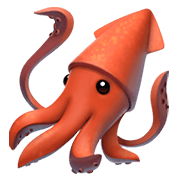 Emoji 🦑 Calamaro su Apple iOS 14.5.